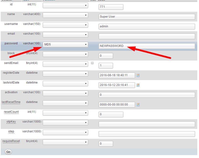 forgot joomla administrator password