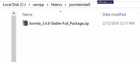 installing joomla 3