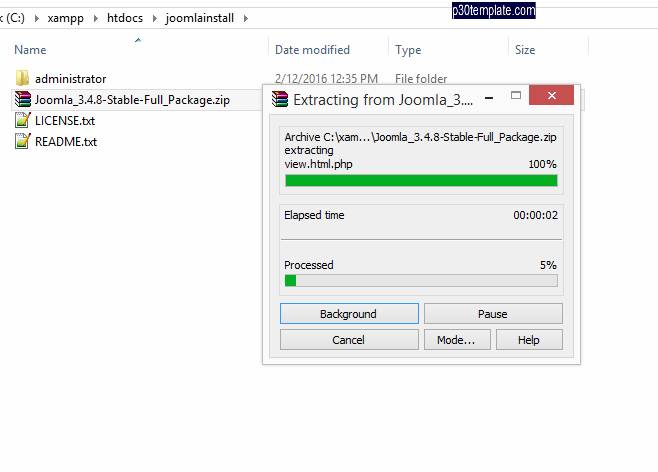 installing joomla 3